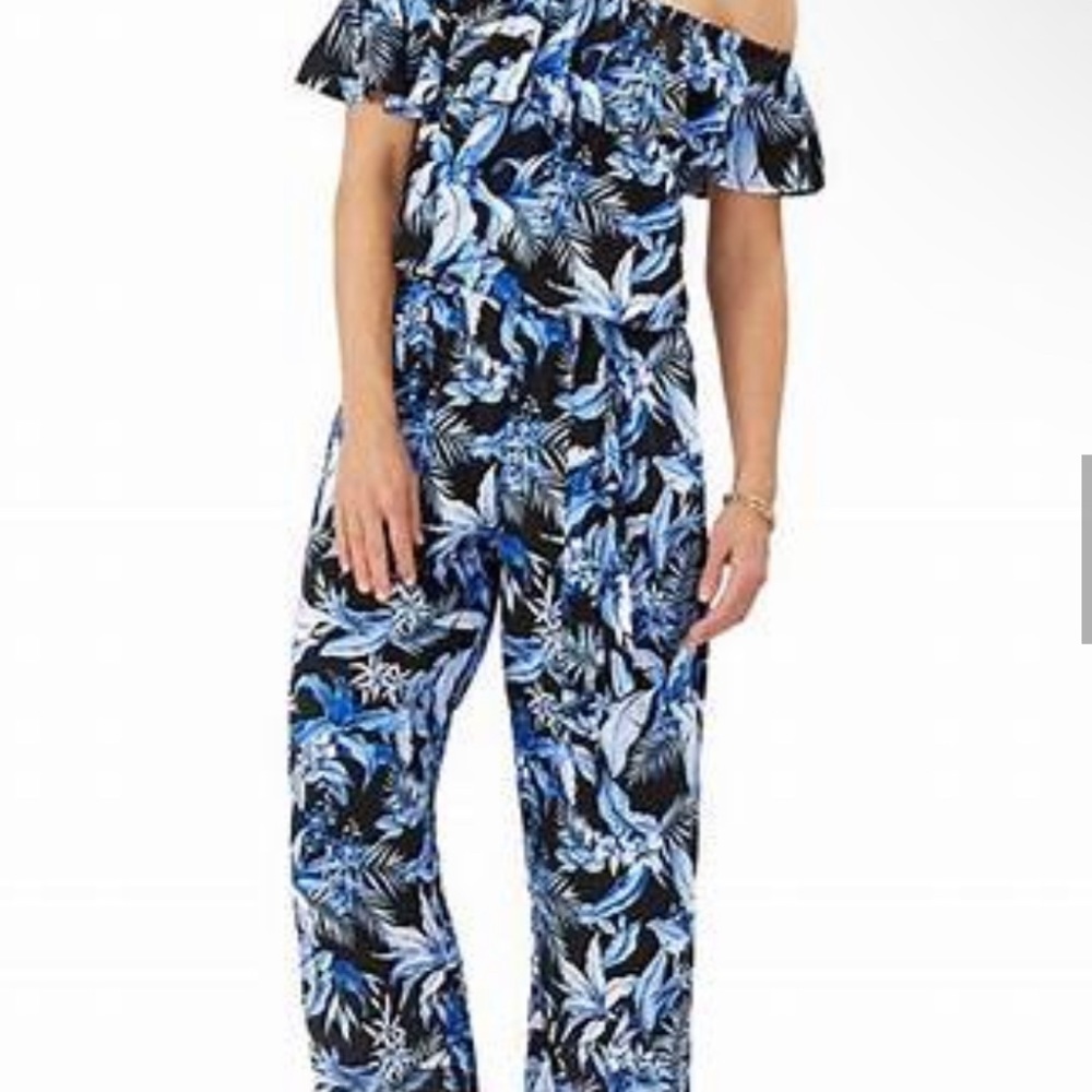 Tommy Bahama Indigo Garden Jumpsuit, Size XL